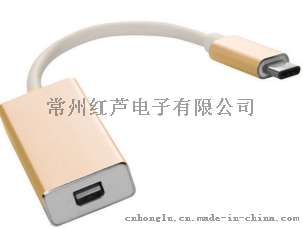 热销USB type-c to MINI Displayport 转接器