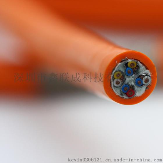 高柔耐磨TPU电缆 6芯0.5平方20AWG TPU电缆 高柔性耐弯曲耐油耐磨
