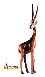 非洲瞪羚木雕（多个尺寸），
