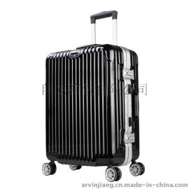 巨龙箱包pc140 银色/黑色 22寸万向轮拉杆箱行李箱登机箱