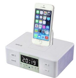 酒店客房床头电子闹钟播放器，USB充电播放插卡，iphone4/5安卓专用音响