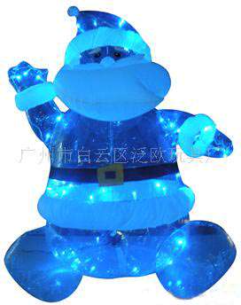 绿膜充气PVC圣诞老人 （THS070120-BLUE）